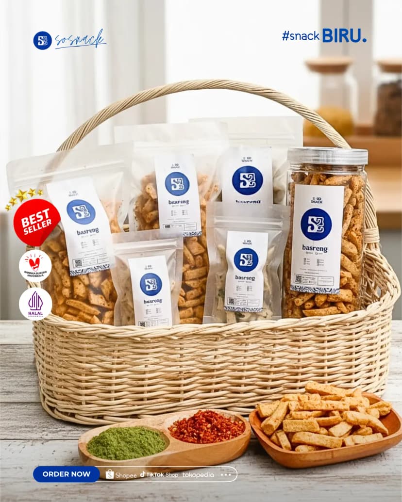 Basreng Pedas Daun Jeruk